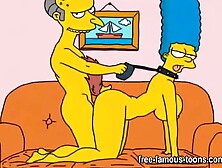 Marge Simpson real cheating wife