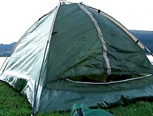 Colombian Lesbo Sex at The Camp