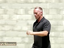 SWEET SINNER - Dilf Tennis Coach Interrupts The Lesson To Fuck His Smoking Hot Student