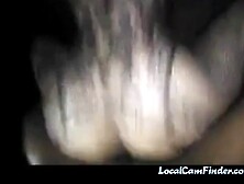 Black Amateur Creamy Pussy on Webcam POV
