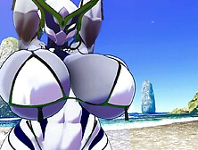 Warframe Hildryn Beach Giant Cock Face Bang - Fansly Preview - VRChat ERP