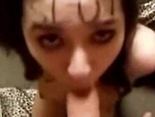 Hot teen slut on webcam sucks a mean dick