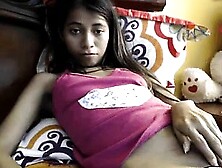 Hot Petite Indian GF Fucks Her Little Pussy