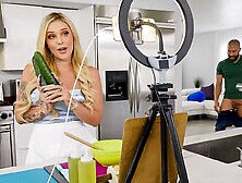 kali roses blonde bombshell is shooting one of her cooking videos 1