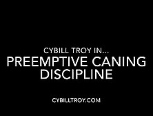 Domme Canes Naked male slave For the Fifth Time