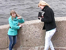 Young lesbian play with Louise I and Masha B