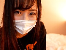 Japanese Cute Girl Gives A Guy A Handjob While Facesitting And Being Eaten Pussy