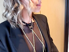 Wife Fucks Two Cocks After Night Out Before Being Covered in Cum Hotwife