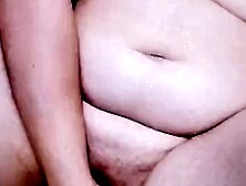 Persian chubby gal fingering herself in bathroom begging for penis