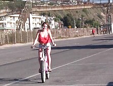 Bike Riding Amateur Blonde Picked Up For Loud Moaning Rv Fuck