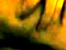 Asian beauty in lingerie teases her lover before seducing him on stairs