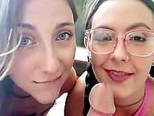 Stepbro Welcomes Stepsisters Into His Bed For Taboo Threeway