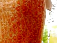 Blonde mermaid at the market upskirt porno nice ass black thong