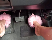 I Press The Pedal Honda In Pink Heels