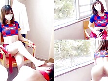 Asian mistress made her slave blow her bum and cunt in a hotel that was visible from outside♡