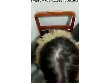 Romanian gal sucking penis whilst talking with bf on phone