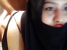 Painful Surprise Anal With Married Woman Wearing A Hijab!