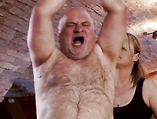 Poor Old Guy in Trouble Amongst Three Mistresses