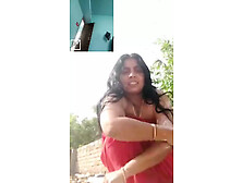 Village Aunty Outdoor Tape Call Fingering With Here Bf