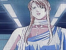 busty Hentai girl is fingered and probed with a hard cock