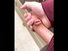 I Rub my Enormous Teenie Wang at the Public Mailbox to Shoot Sperm