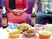 the mistress made special food for her man at home in fucking