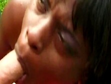 Raunchy black slut retro mind-blowing adult scene