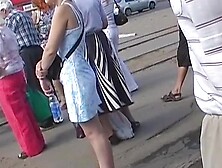 In Nature's Garb butt upskirt of fascinating angel