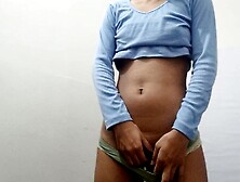 Sweet baby doll,  a teenie chick hiding from family and masturbating