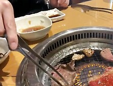 Nasty Office Worker Woman Eats Yakiniku Alone On Holidays