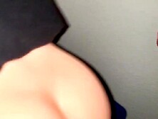 Oops,  the jo-bag broke! 1st time anal.  An eighteen-year-old hotty with a ideal booty breaks the cock-sock in her taut arsehole.