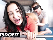 Freya Dee Plays With A Gigantic Wang - HORNY HOSTEL