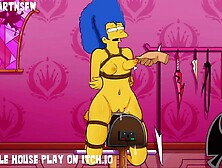 Marge Simpson Tied Up And Spanked Moaning Orgasm - Hole House