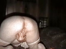 Man touches hot milf body