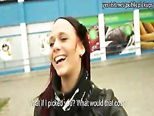 Slutty redhead gal anal devastated with stranger and gets payed