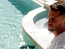 MILFY Lewd Trophy Wife Piper Cram Kicks Out Hubby For Pool Male's Biggest Dick