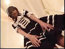 Japanese French maid sucking cock and fucking