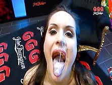 Slut Gets A Mouthful Of Cum