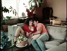 Brunette Horny MILF Show Her Hairy Pussy Before He Lick and Fingered Her Pussy