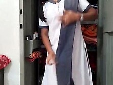 Mumbai Ashu sucks teacher's huge dick and gets pounded hard in kitchen - Indian teen roleplay
