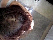 British Teen Sucks Penis And Gets Cum On Her Booty - Alice Foxx