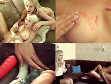 LOS CONSOLADORES - Cute Blonde Arteya Relaxes With Hot Threesome - VIP SEX VAULT: Porn