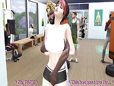 DDSims - Wife Drilled at Gym whilst Spouse Watches - Sims 4