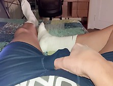 Nike White Socks,  Under Armour,  Gay Cumshot