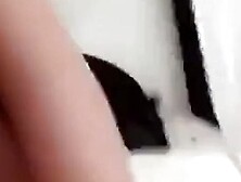 Horny Nerdy Girl In Glasses Rides Dildo Like A Slut