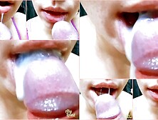 Colse up POINT OF VIEW Oral Sex - Stepdaughter Licks her Stepdad - Aby Loved Gets a Mouthful of Spunk!