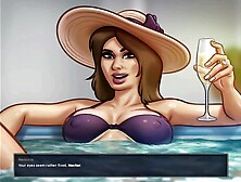 Summertime saga #109 - Dancing sensually for my boss in a bikini