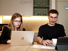 Large Tit Secretary Failed at Her Job...