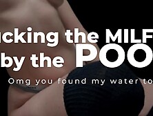 Audio Porn for Males | Pool man finds the MILFs "water toys" so she gives him a show | Patreon Preview