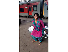 TRAIN TOILET College girl have sex with step brother Xxx,  Desi Village Doggy style rough hardcore College girl tight pussy sex